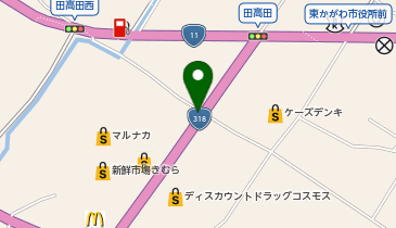 三原茶屋の地図画像