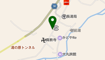 緒方食堂の地図画像