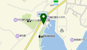 雄琴荘の地図画像