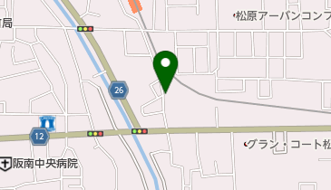 喫茶ルーツの地図画像