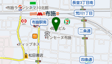 布施酒場かいの地図画像