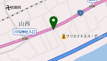 香港軒 (二宮店)の地図画像