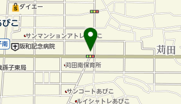 炭火焼ステーキ あおきの地図画像