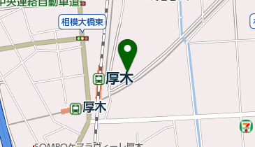 そば処たかはしの地図画像
