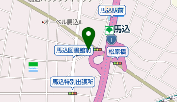 串もんや 馬込店の地図画像