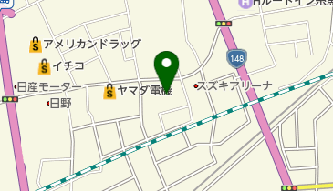 Rise cafeの地図画像