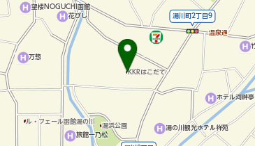 KKRはこだての地図画像