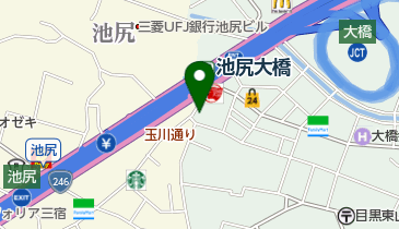 四文屋 池尻大橋店の地図画像