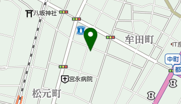 味処おいし家の地図画像