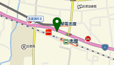 牟礼製麺の地図画像