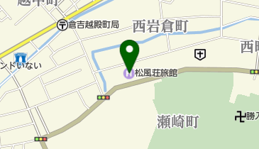 松風荘旅館 お食事処ゆかりの地図画像