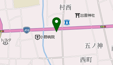 杉葉の地図画像