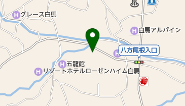 白馬焙煎工房の地図画像