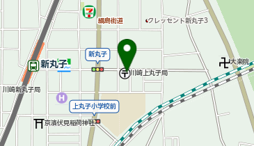 南インド料理 マドラスミールスの地図画像
