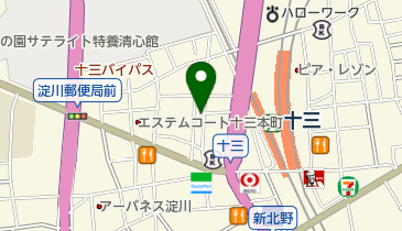 イバタ酒店の地図画像