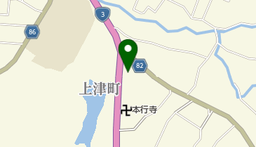 てうち庵 上津店の地図画像