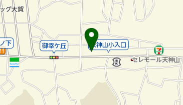 牧のうどん 白水店の地図画像