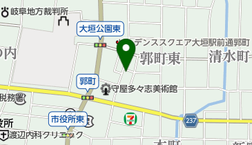 川貞 本店の地図画像