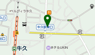 KushiyakiBar我が家の地図画像