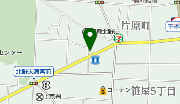 蛸虎 上七軒店の地図画像