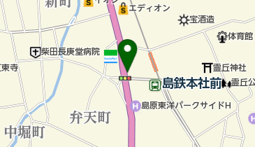 レストラン千鳥の地図画像