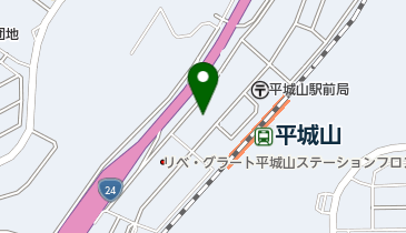 I DE A 平城山店の地図画像