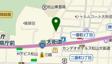 霧の森菓子工房 松山店の地図画像