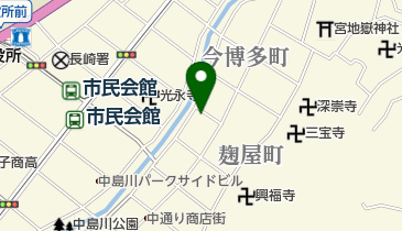 喫茶洋菓子 山葡萄の地図画像