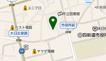 石窯パン工房 le matin 四街道店の地図画像