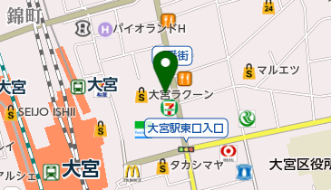 Boulogne Cafe 大宮の地図画像