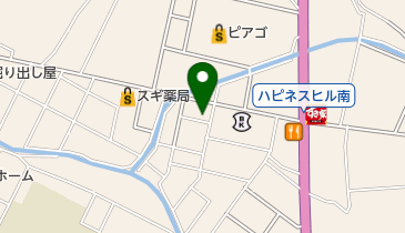 蕎麦切り 笑の地図画像