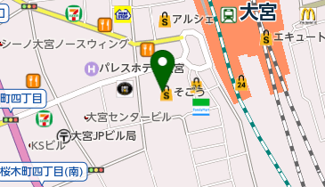 バーガーキング 大宮西口店の地図画像