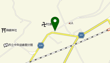 そば善の地図画像