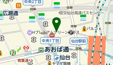 洋麺屋 五右衛門仙台名掛丁店の地図画像