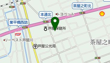 おばん菜 心月の地図画像