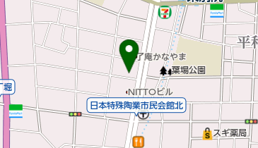 Korean Dining 周の地図画像