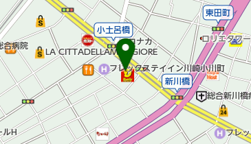カフェ ベローチェ 川崎新川通り店の地図画像