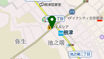 スピガ根津店の地図画像