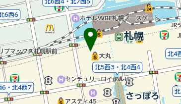 俵屋の地図画像