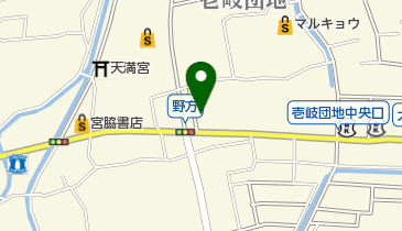 炭火焼トリヤスの地図画像