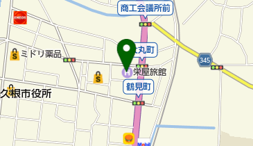 栄屋旅館 お食事処 わさび亭の地図画像