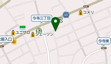 なかま亭の地図画像