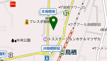 プラザホテル鳥栖 レストラン 花の木の地図画像