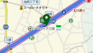 誠屋 池尻店の地図画像