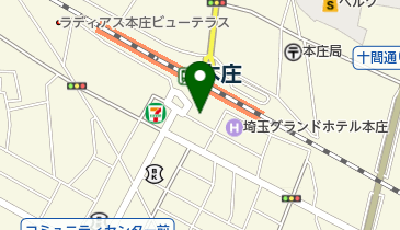東麺房 本庄駅前店の地図画像