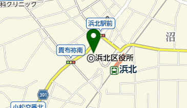 なないろカフェの地図画像