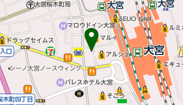 常盤珈琲焙煎所 大宮本店の地図画像