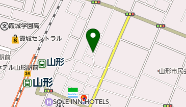 焼肉居酒屋 獏羅の地図画像