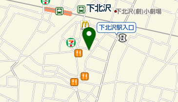 釜あげスパゲッティすぱじろう下北沢の地図画像