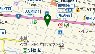 魚の棚パスタバールの地図画像